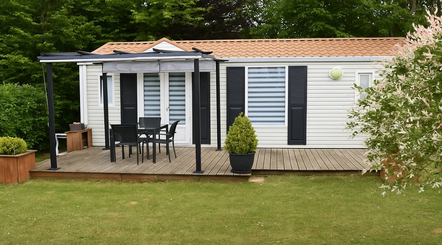 Achat de mobil-home en Baie de Somme - Vente de mobil-home en Baie de Somme - SAMSON LOISIRS, Mobil home-Louisiane-flores